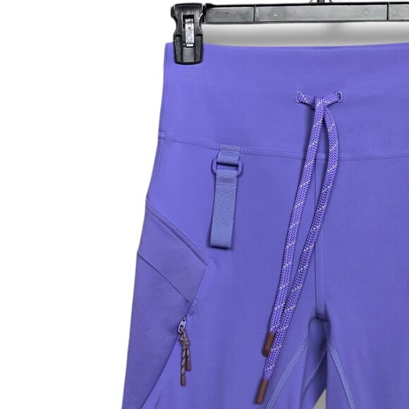 Lululemon Cargo Super High Rise‎ Hiking Tight 25" Womens 6 Charged Indigo W5EQ9S - Picture 3 of 12